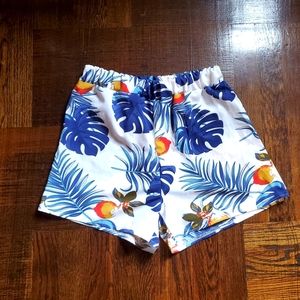 Shein Tropical Print Shorts Size Medium